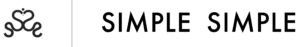 The Simple Simple logo is a simple, stylized heart with the words "Simple Simple" beside it